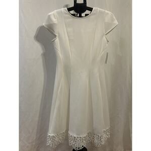Donna Ricco Women's size 8 White Dress NWT